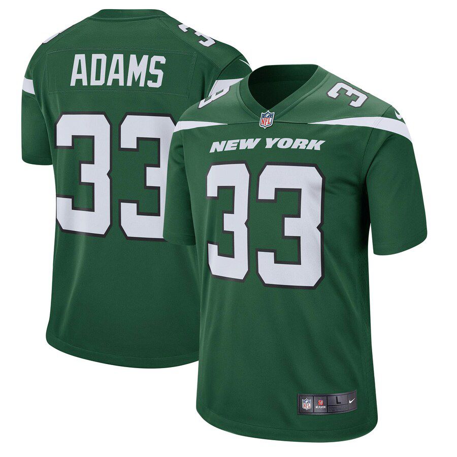 Men New York Jets #33 Jamal Adams Nike Gotham Green Game NFL Jersey->new york jets->NFL Jersey